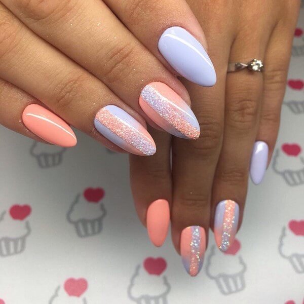 Ombre Maniküre mit Herde