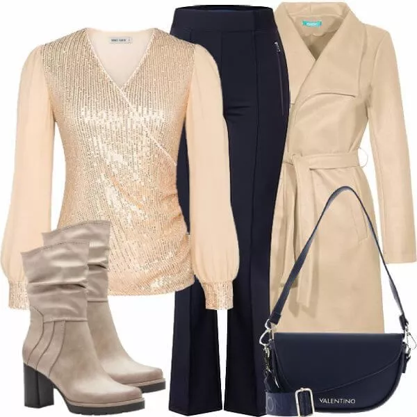 Winter Outfits Damen Komplettoutfit