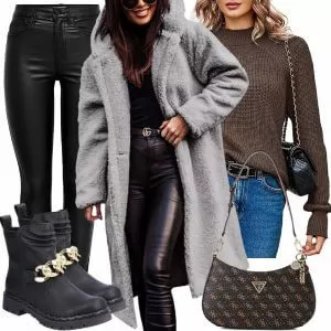 Winter Outfits Damen Komplette Outfit