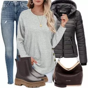 Winter Outfits Komplette Outfit für Frauen