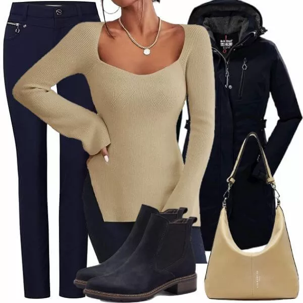 Winter Outfits Komplette Outfit für Frauen