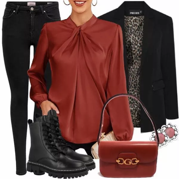 Business Outfits Elegantes Komplette Outfit