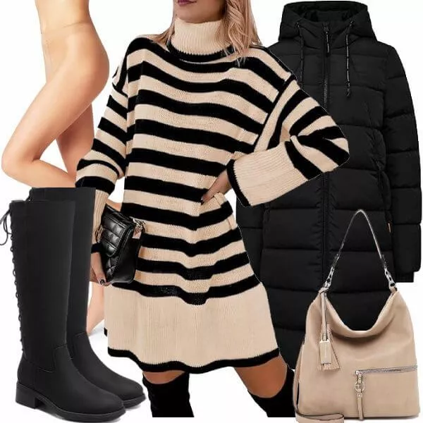 Winter Outfits Damen Komplette Outfit