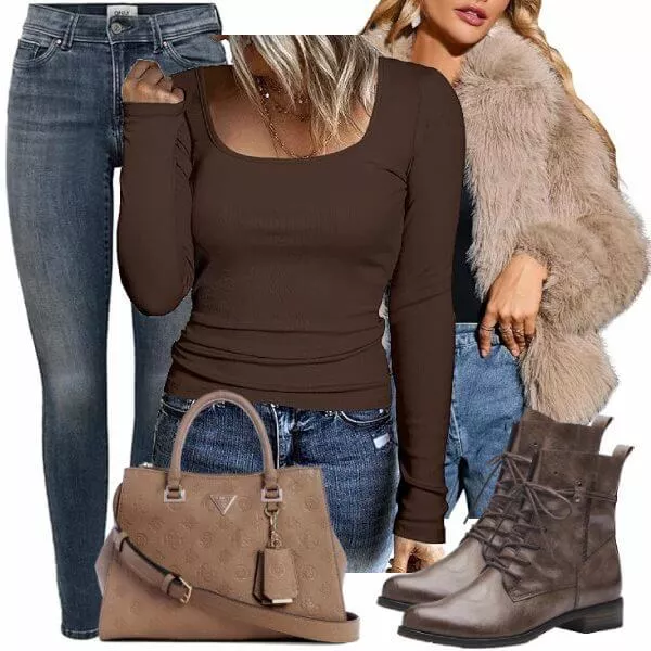 Winter Outfits Komplette Outfit für Frauen