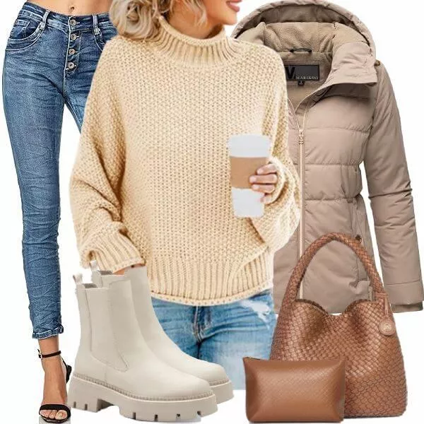 Winter Outfits Komplette Outfit für Frauen