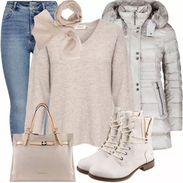 Winter Outfits Damen Komplette Outfit