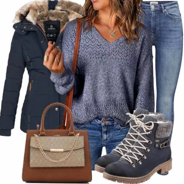 Winter Outfits Stilvolle Komplette Outfit