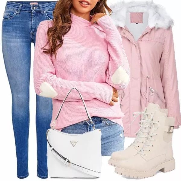 Winter Outfits Damen Komplette Outfit