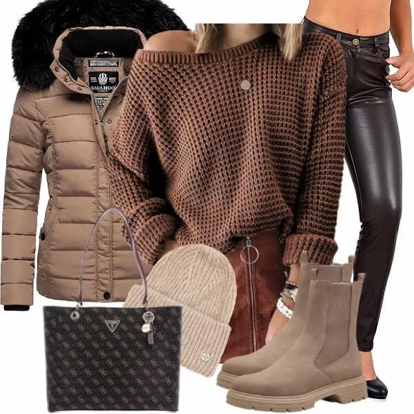 Winter Outfits Komplette Outfit für Damen