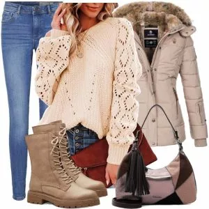 Winter Outfits Komplette Outfit für Frauen
