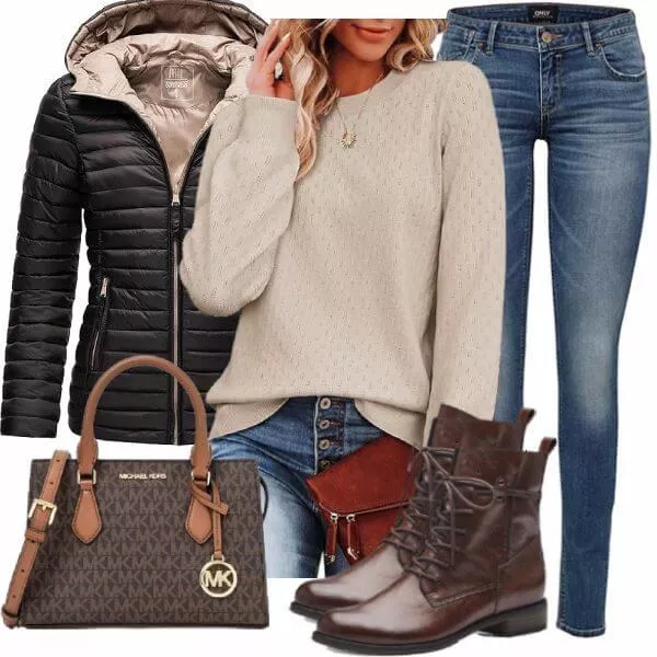 Winter Outfits Damen Komplettoutfit