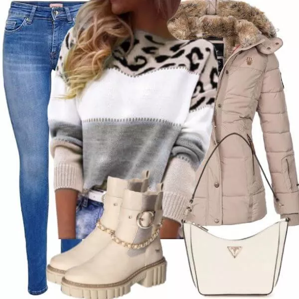 Winter Outfits Komplette Outfit für Frauen