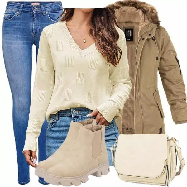 Winter Outfits Damen Komplette Outfit