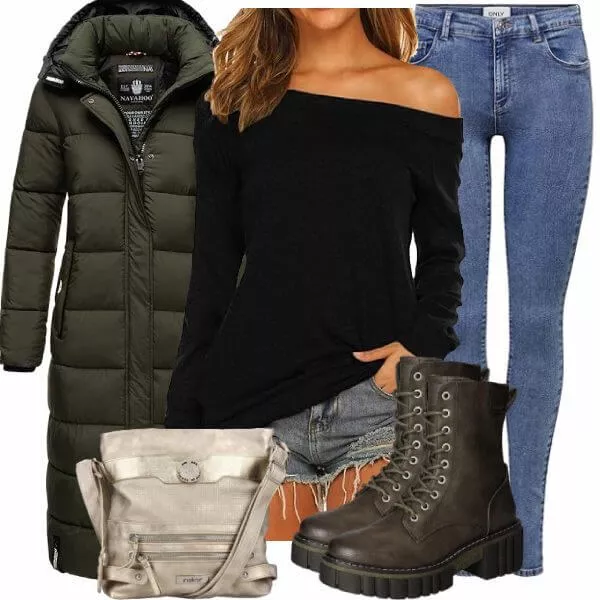 Winter Outfits Damen Komplette Outfit