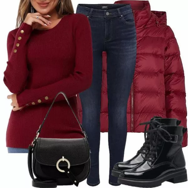 Winter Outfits Komplette Outfit für Damen