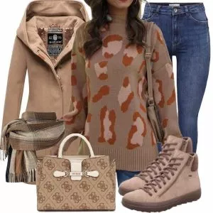 Winter Outfits Moderner Winter-Look Outfit