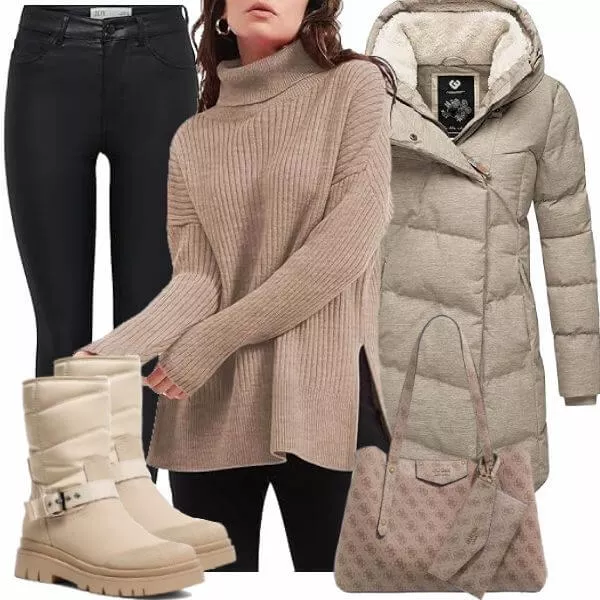 Winter Outfits Casual Outfit für Damen