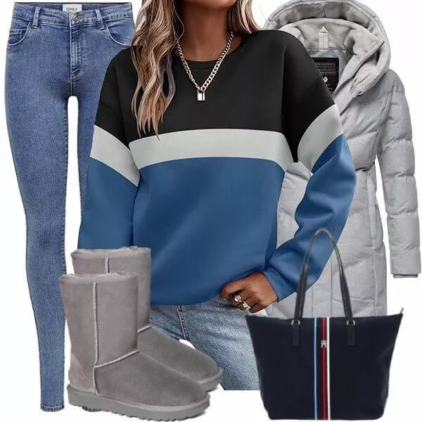 Winter Outfits Moderner Winter-Look Outfit