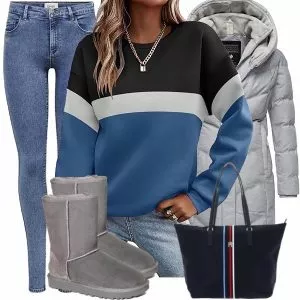Winter Outfits Moderner Winter-Look Outfit