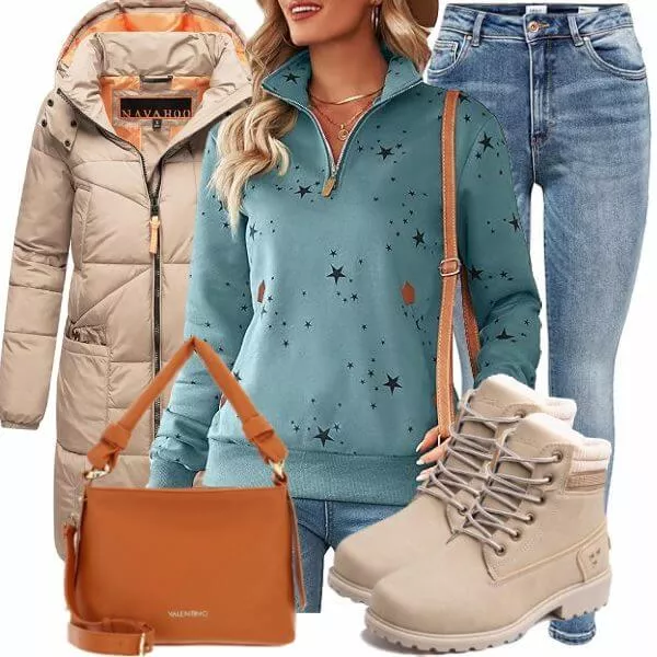 Winter Outfits Damen Komplette Outfit