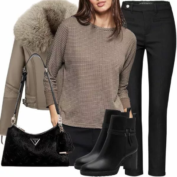 Winter Outfits Coller Look für den Winter