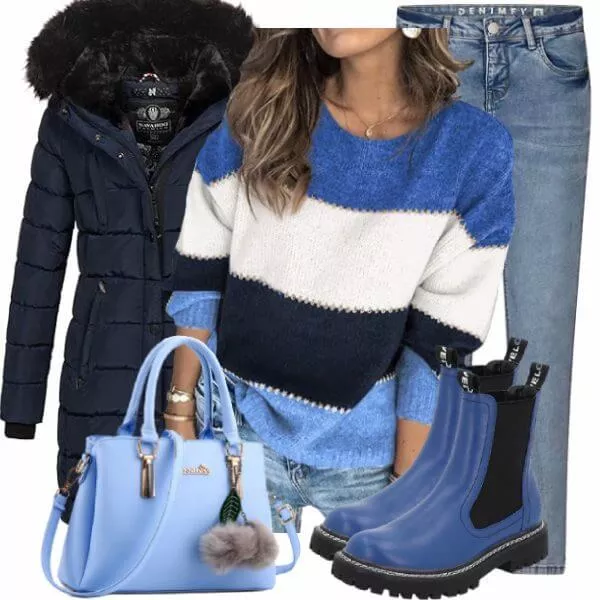 Winter Outfits Damen Komplette Outfit