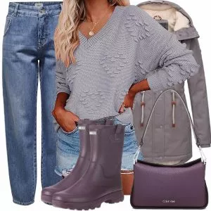 Winter Outfits Damen Komplette Outfit