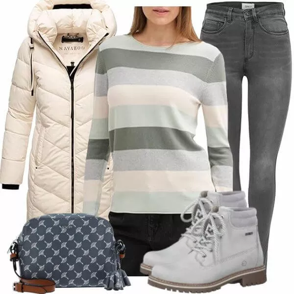 Winter Outfits Moderner Winter-Look Outfit