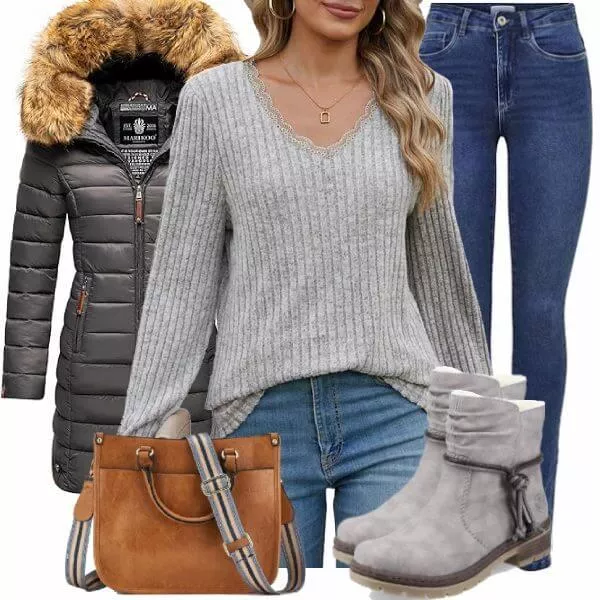 Winter Outfits Damenoutfit für Winter