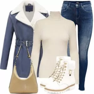 Winter Outfits Moderner Winter-Look Outfit