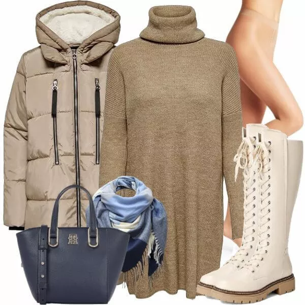 Winter Outfits Damen Komplette Outfit