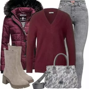 Winter Outfits Damen Komplette Outfit