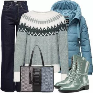 Winter Outfits Moderner Winter-Look Outfit