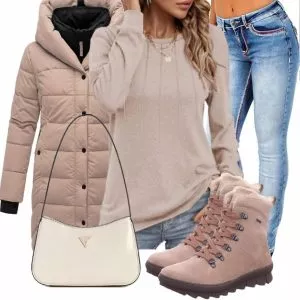Winter Outfits Damen Komplette Outfit