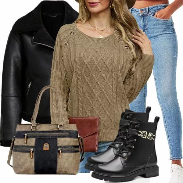 Winter Outfits Damen Komplette Outfit