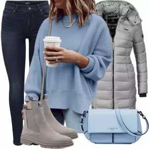 Winter Outfits Moderner Winter-Look Outfit