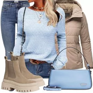 Winter Outfits Damen Komplette Outfit