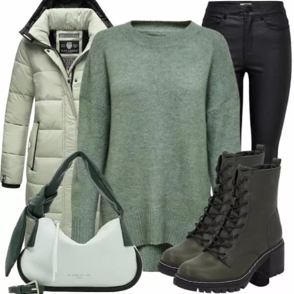 Winter Outfits Moderner Winter-Look Outfit