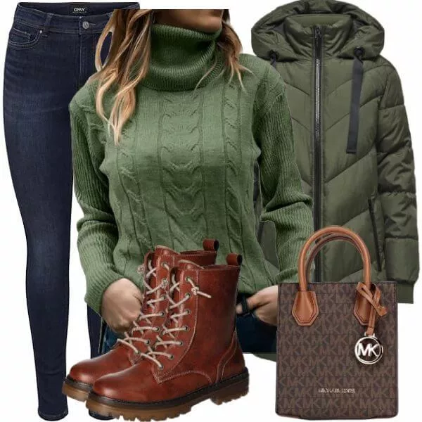 Winter Outfits Damen Komplette Outfit