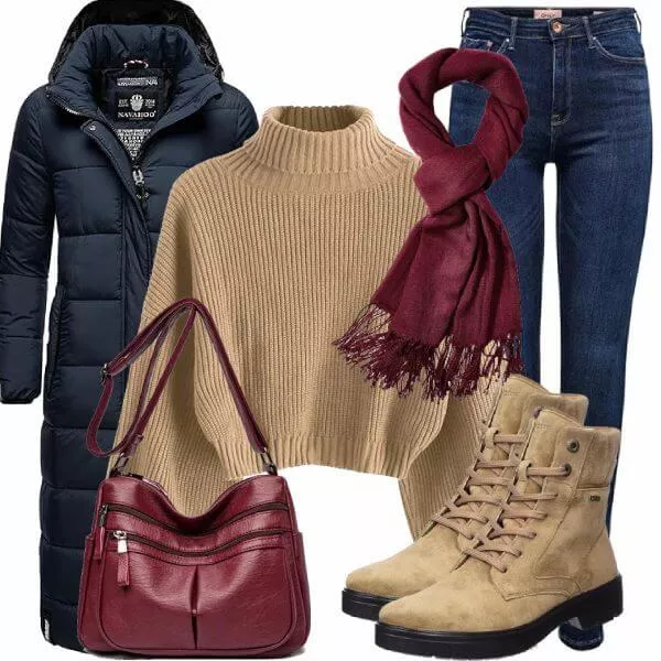 Winter Outfits Komplette Outfit für Frauen