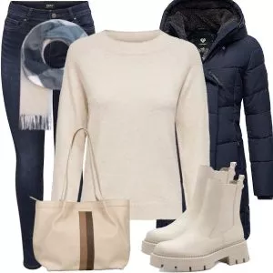 Winter Outfits Damen Komplette Outfit