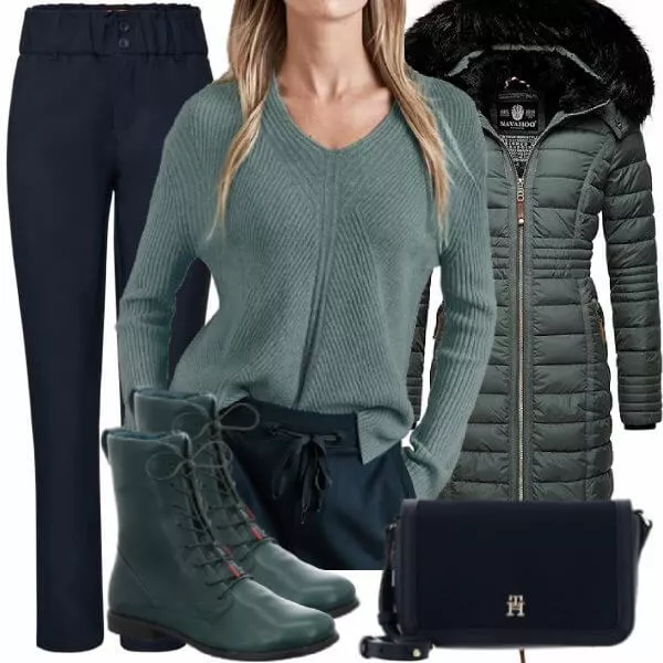 Winter Outfits Damen Komplette Outfit