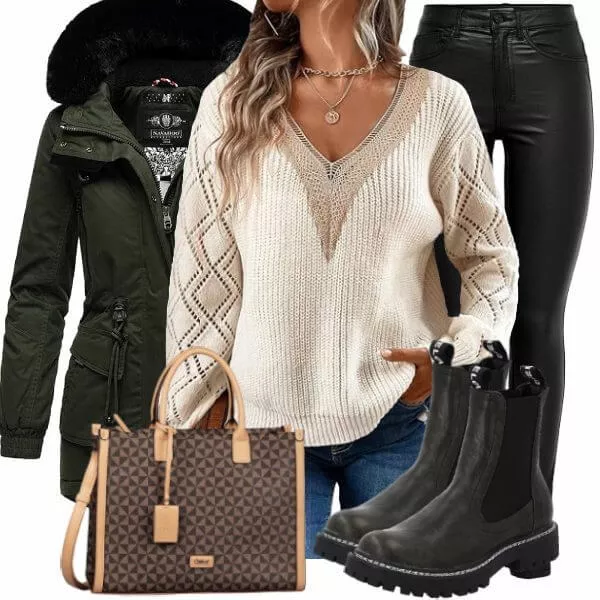 Winter Outfits Damen Komplette Outfit