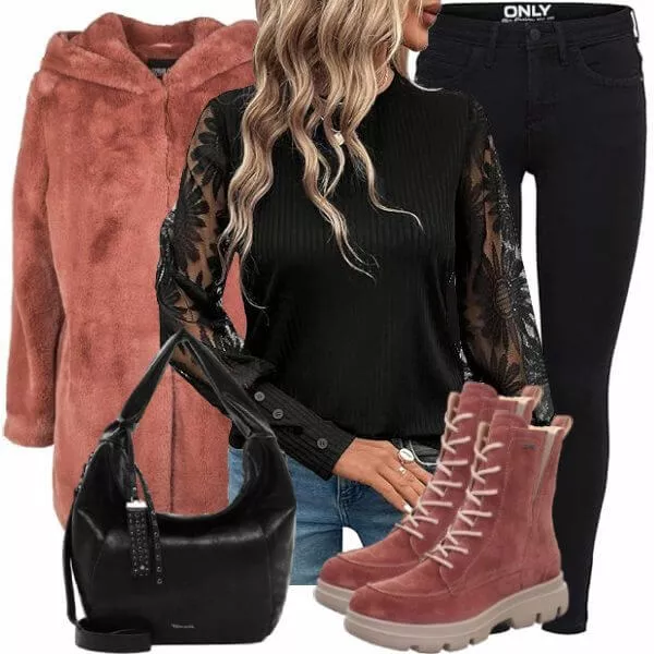 Winter Outfits Moderner Winter-Look Outfit