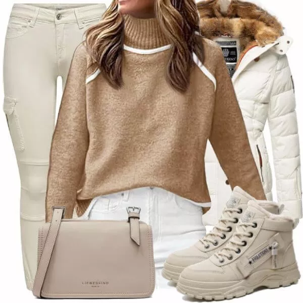 Winter Outfits Moderner Winter-Look Outfit