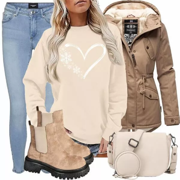 Winter Outfits Coller Look für den Winter