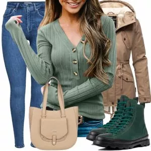 Winter Outfits Damen Komplette Outfit