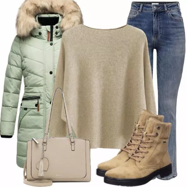 Winter Outfits Moderner Winter-Look Outfit