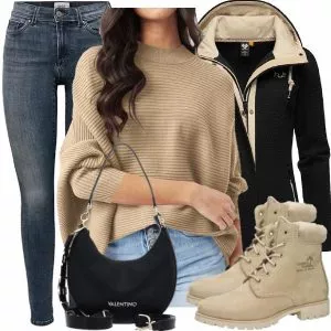 Winter Outfits Damen Komplette Outfit