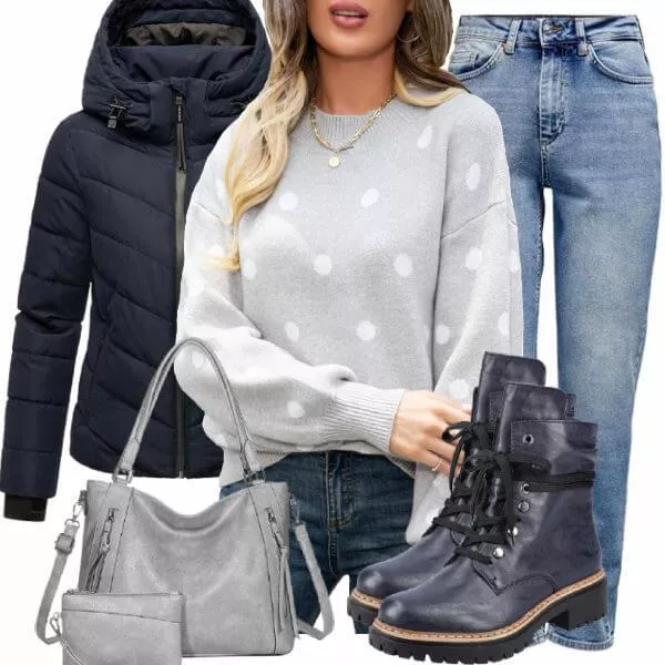 Winter Outfits Damen Komplette Outfit